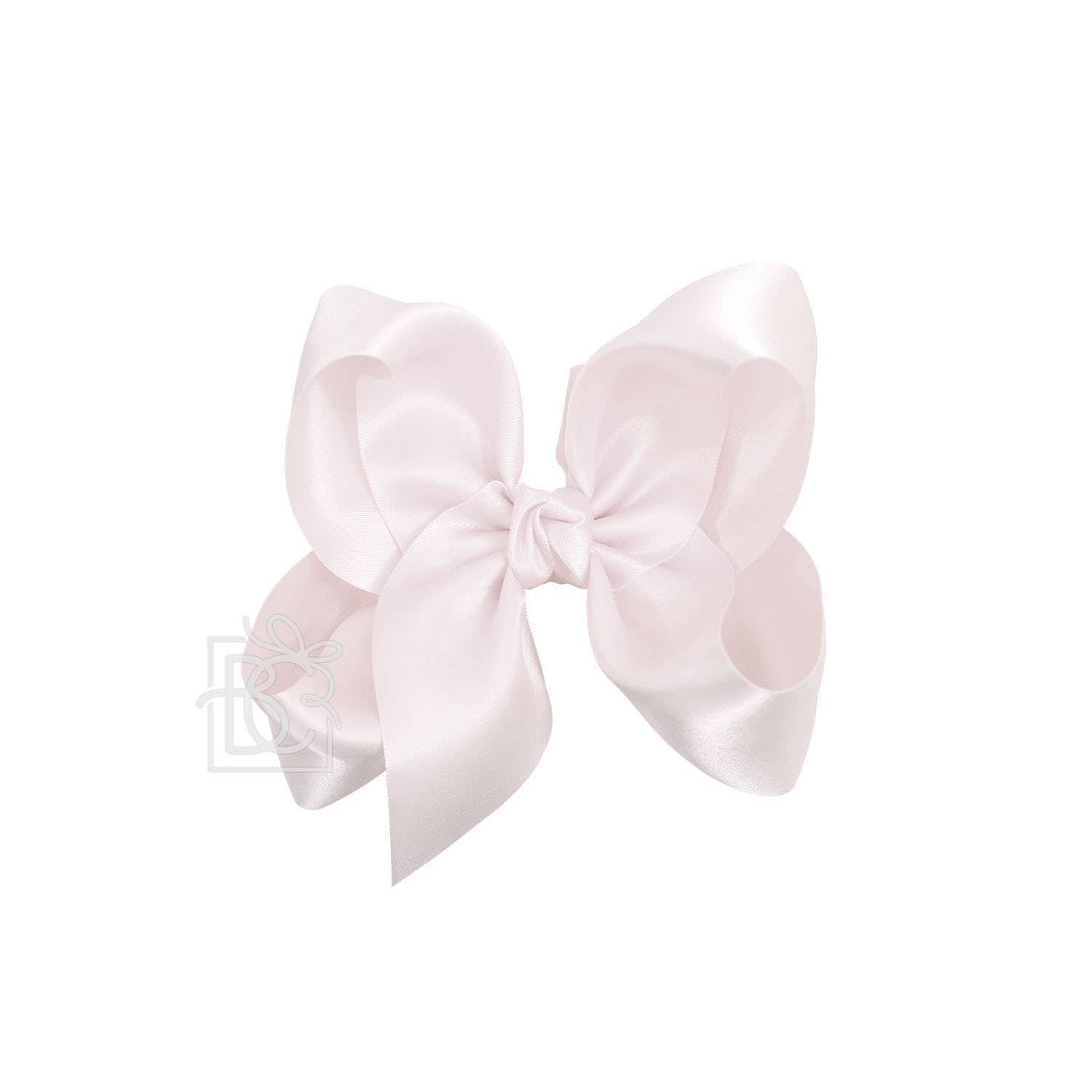 Beyond Creations, LLC - Wholesale Hair Bow - Kids - SATIN BOW ON CLIP144