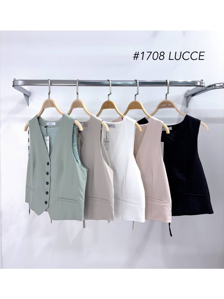 LUCCE - Wholesale Suit Vest - Women's - Tailored Vest - 17087