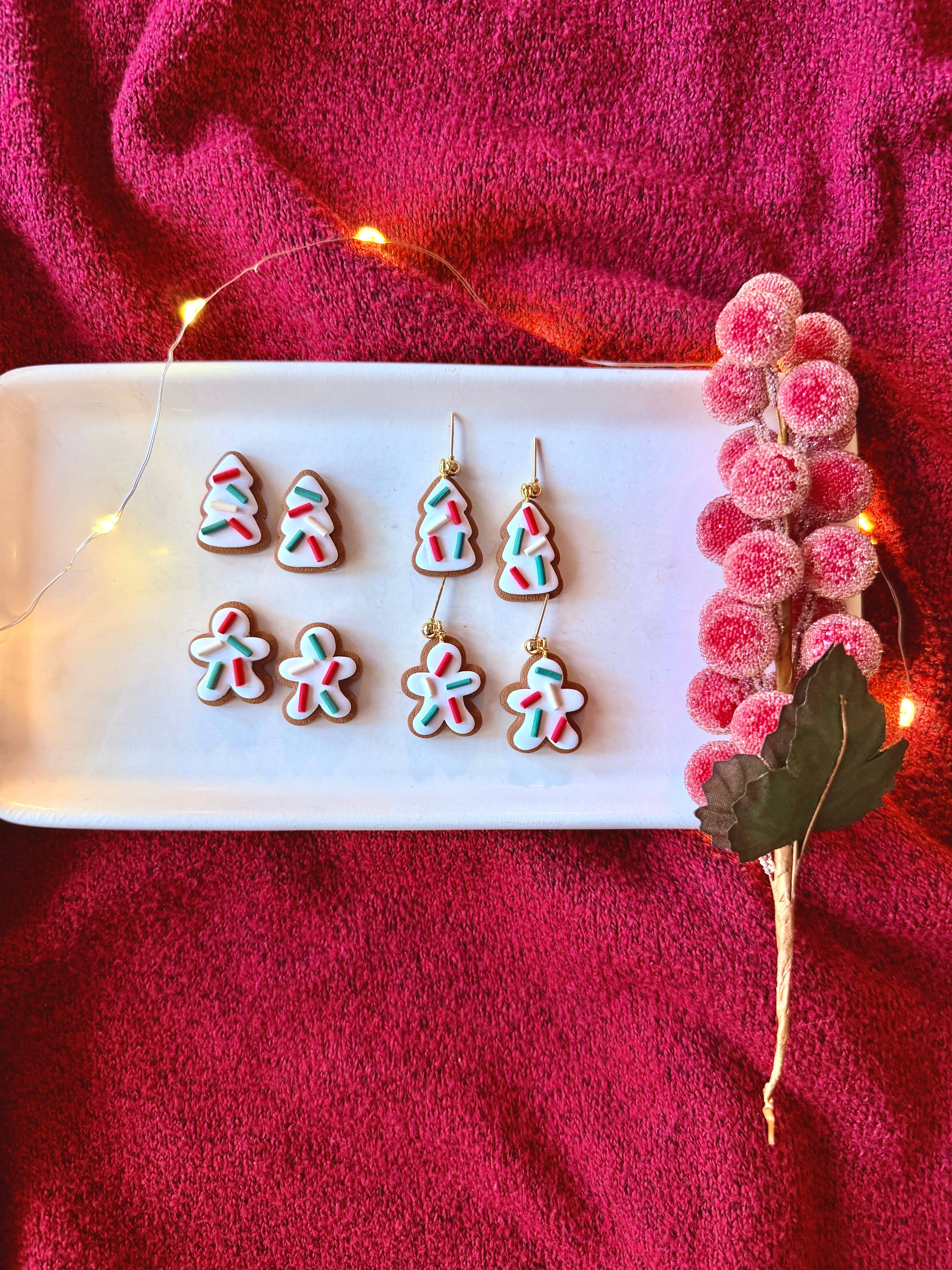 SeizeTheClayJewelry - Wholesale Dangle Earrings - Iced Cookie Earrings, Cookie Clay Earrings, Sprinkle Cookies0