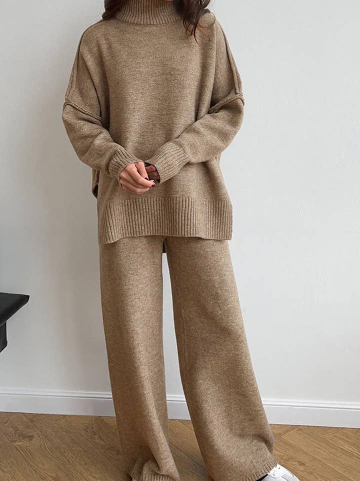 Cozy Knit Two-Piece Set for wholesale by Mccolin