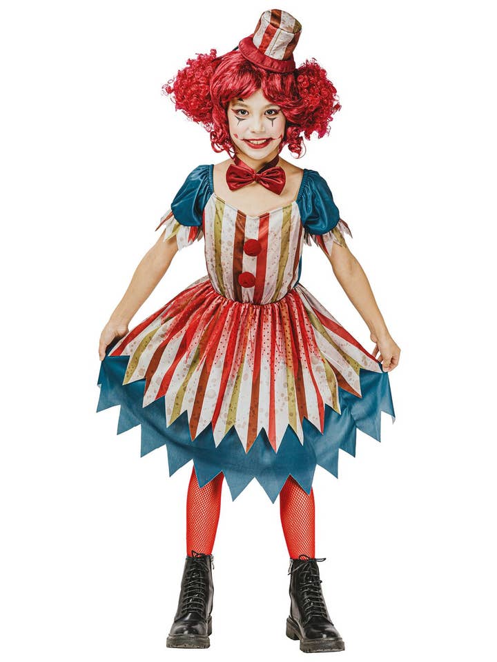 Costume Clown Vintage - Fille - 10/12 Ans pour la vente par P'tit Clown