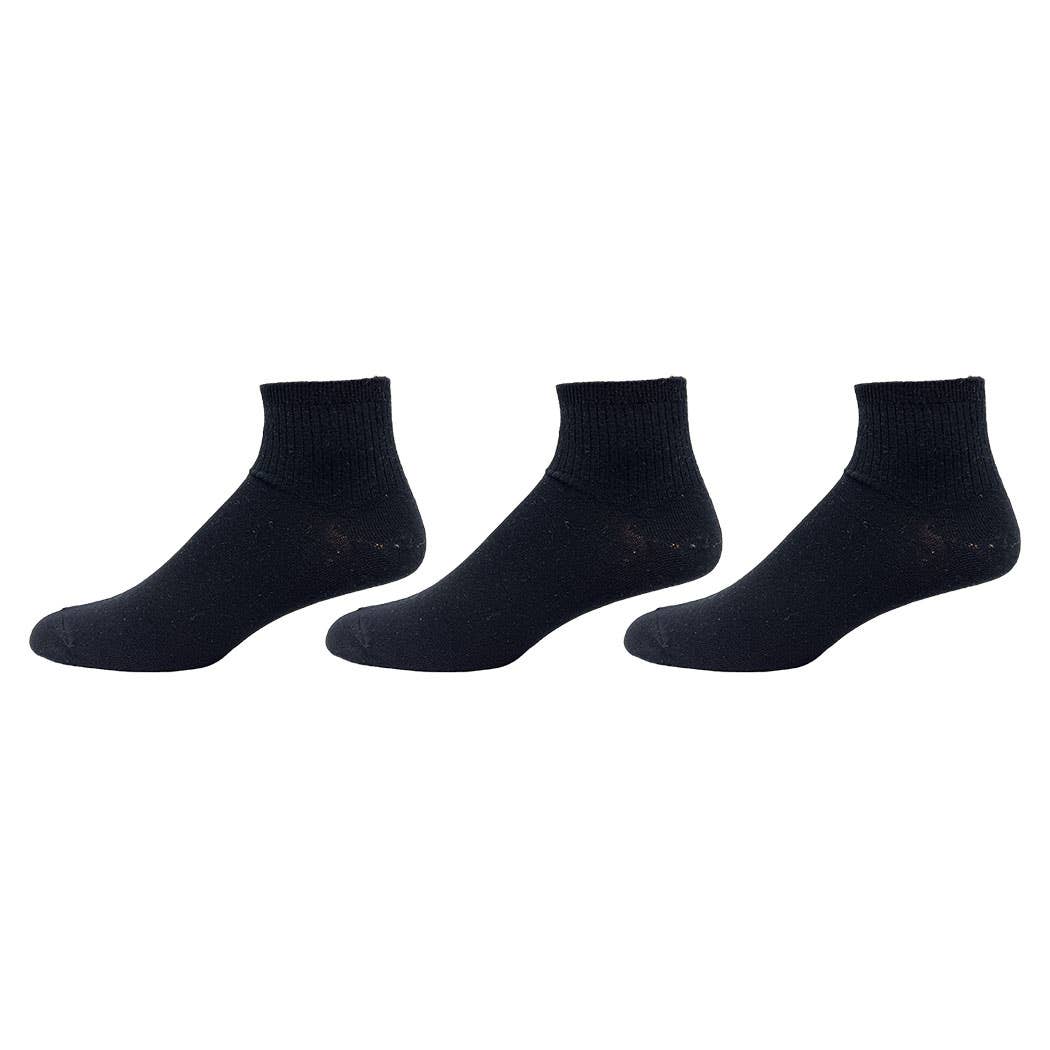 Dot-Line Design - Vente Chaussettes – homme - Paquet de 3 quarts côtelés en bambou pour hommes 0
