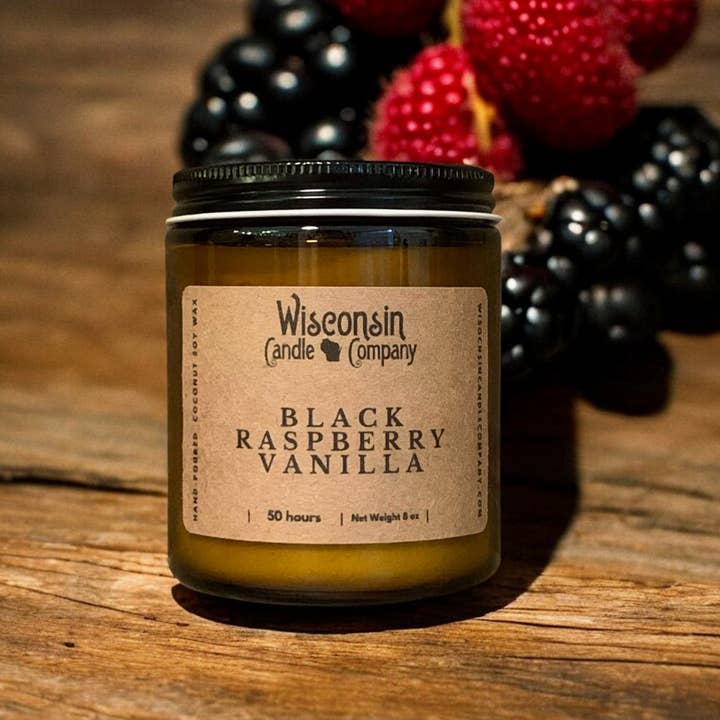 Wisconsin Candle Company - Wholesale Jar/Filled Candle - Black Raspberry Vanilla1