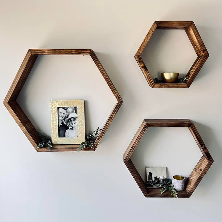 Provinsiella Hexagon hyllor för wholesale av Tulle + Timber