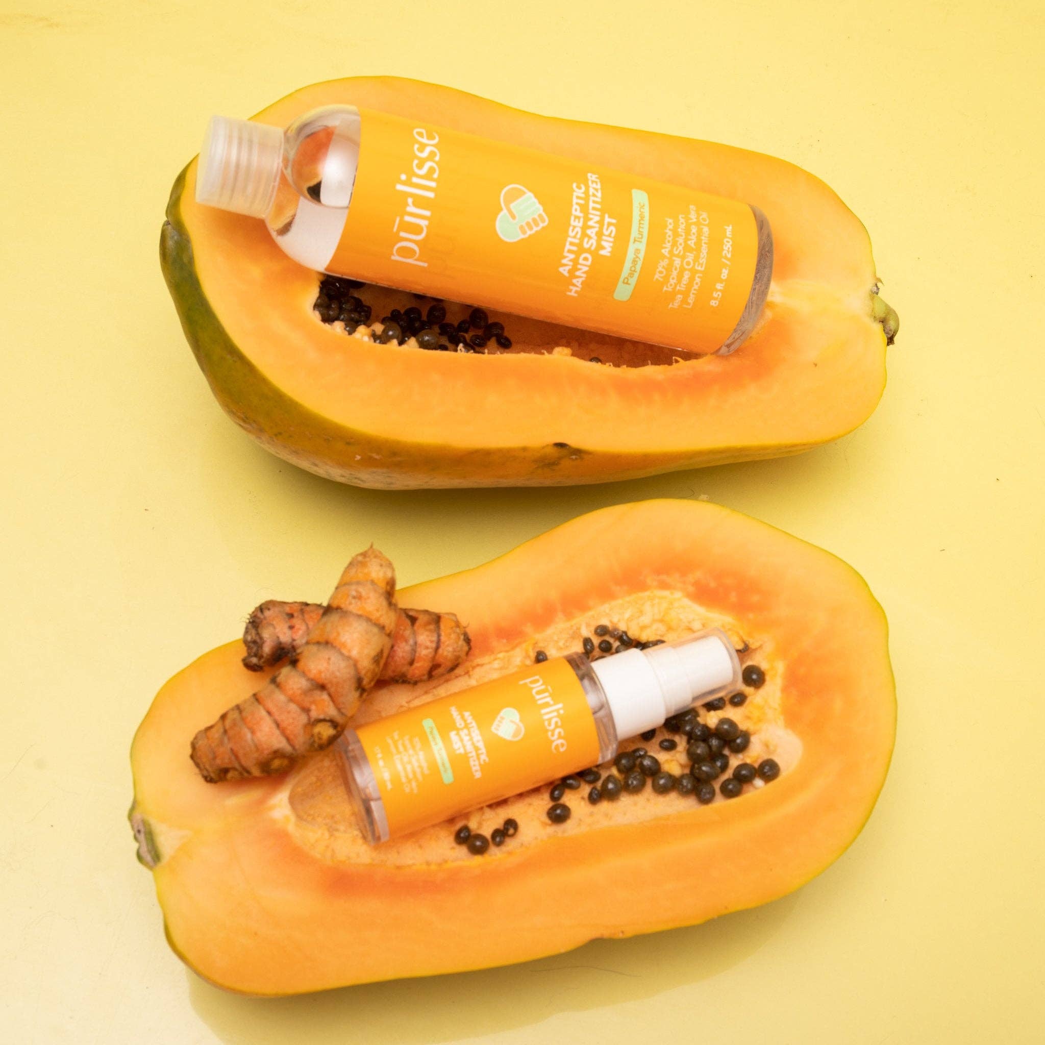 Purlisse Beauty - Wholesale Hand Sanitizer - Scented Antiseptic Hand Sanitizer Mist Refill Trio3