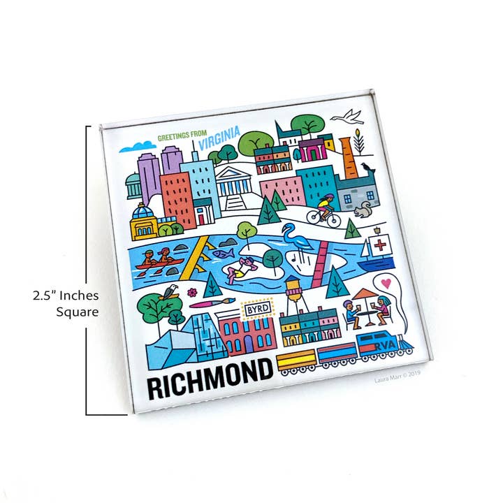 Flourish Creative - Wholesale Magnet - Richmond, Virginia Magnet2
