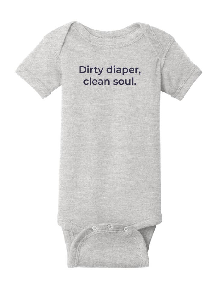 Sock Religious - Wholesale Bodysuit (Non-Footed) - Baby - Dirty Diaper, Clean Soul Onesie2