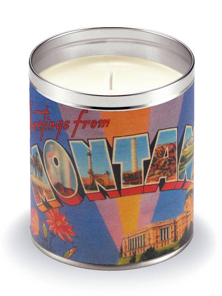 Saudações de Montana Candle por atacado de Aunt Sadie's Candles