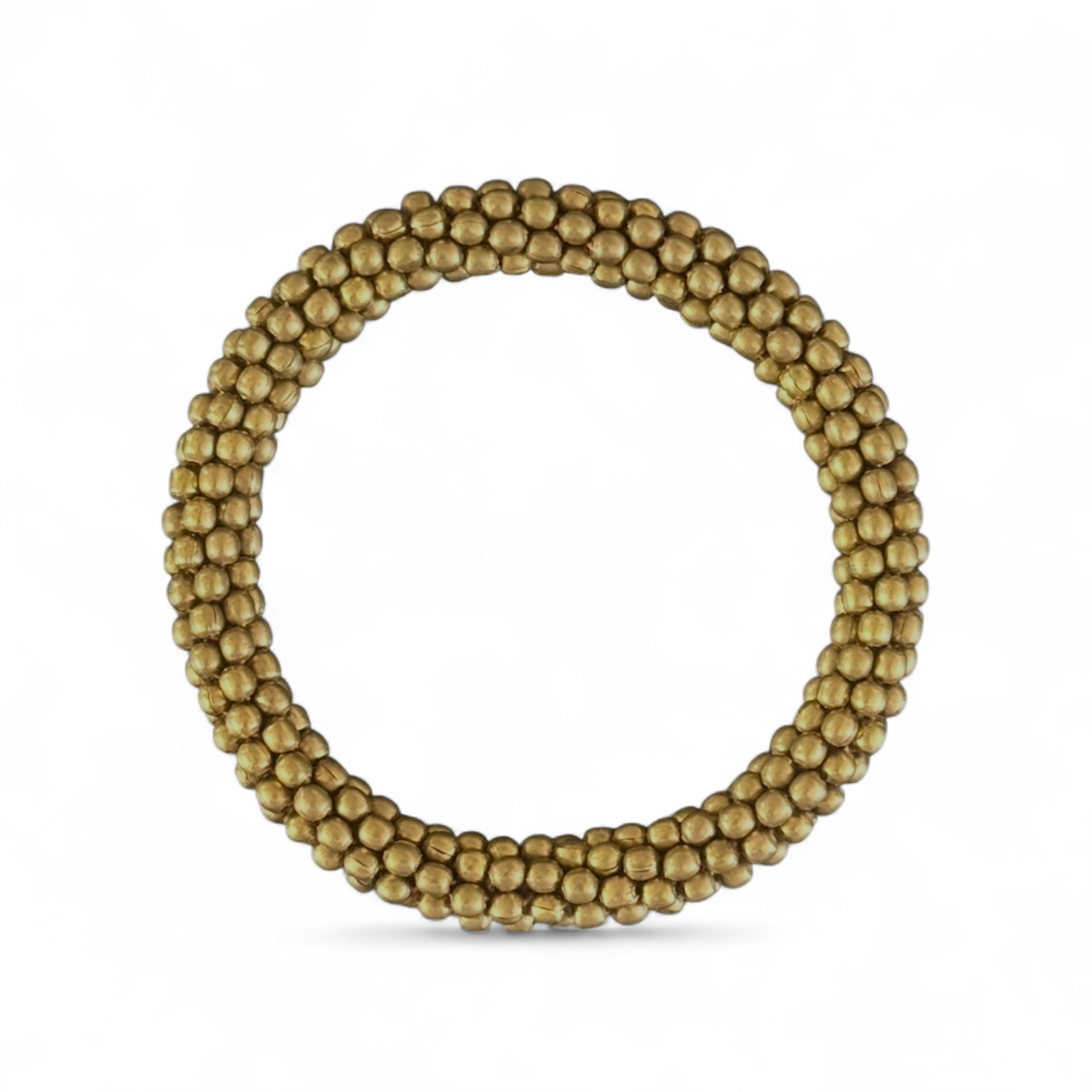 Maison Yvelise - Wholesale Beaded bracelet - Nepalese bracelet with large brown copper beads2