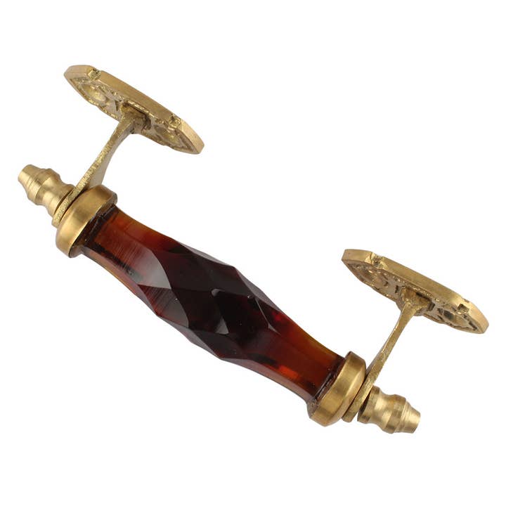 Maniglie per Armadietto da Bagno in Vetro con Diamanti, 10 Pezzi (Ambra) per la vendita all'ingrosso da parte di Daana Paani LLC