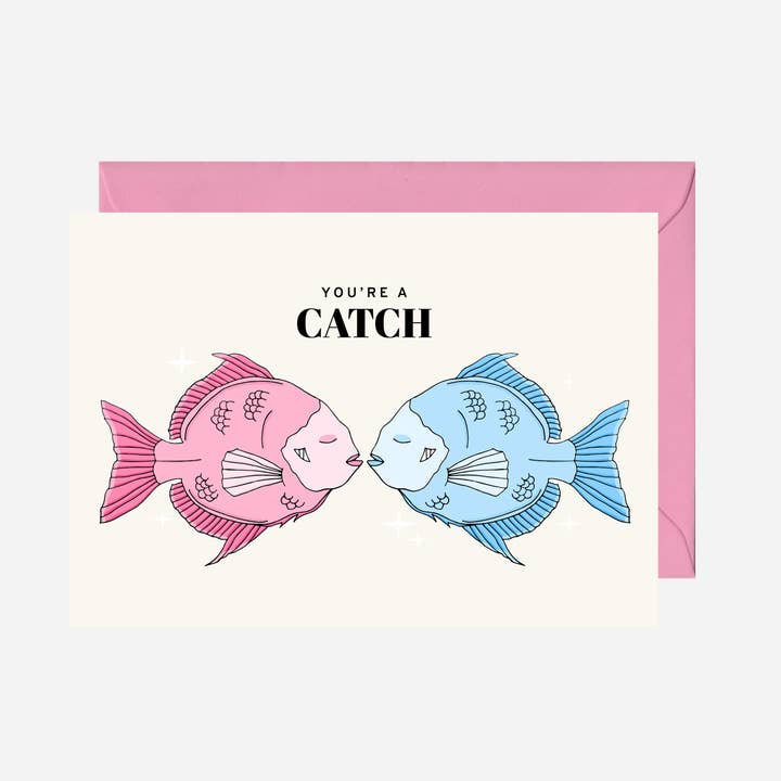 You're a Catch Love Card for wholesale by Pearl Ivy