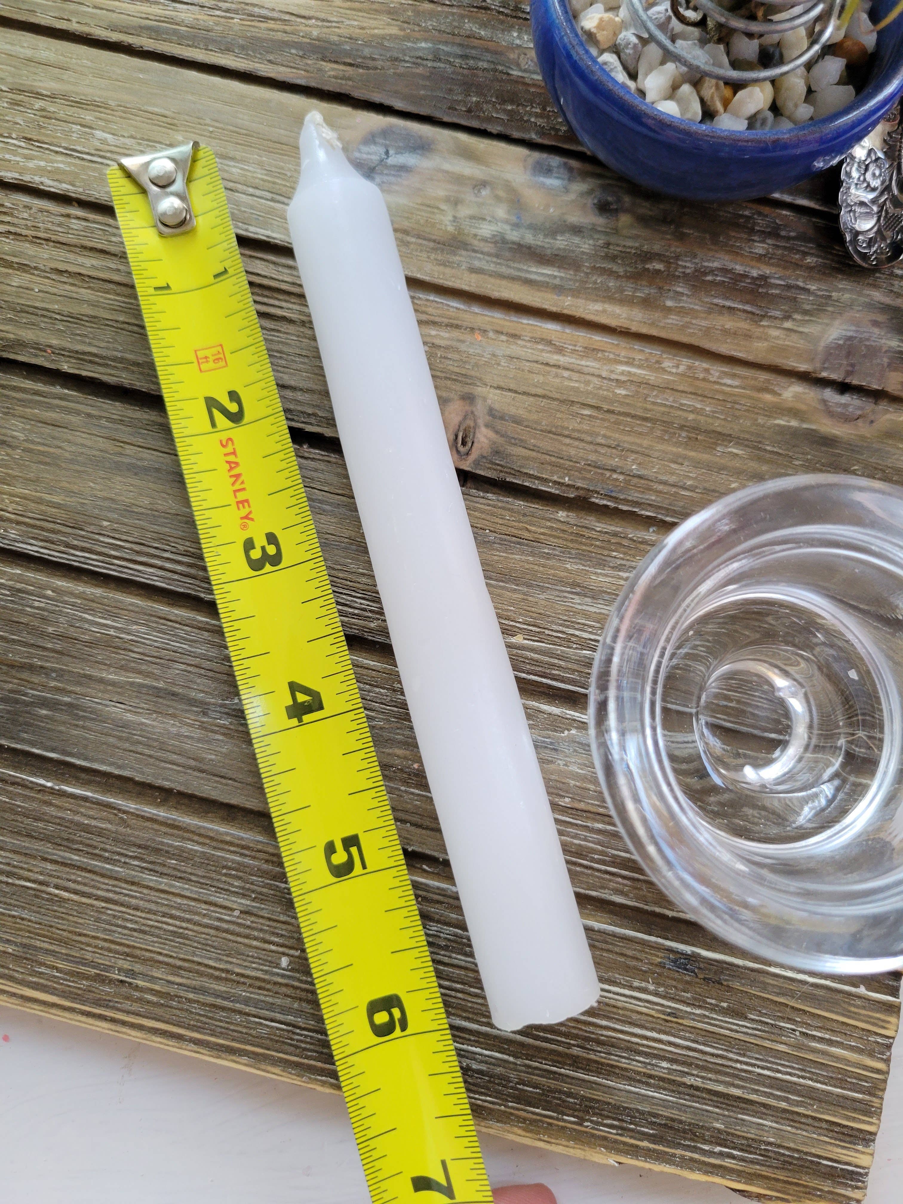 My Magic Place Shop - Wholesale Pillar Candle - 6-Inch Spell Candle White Candles Pack of 62