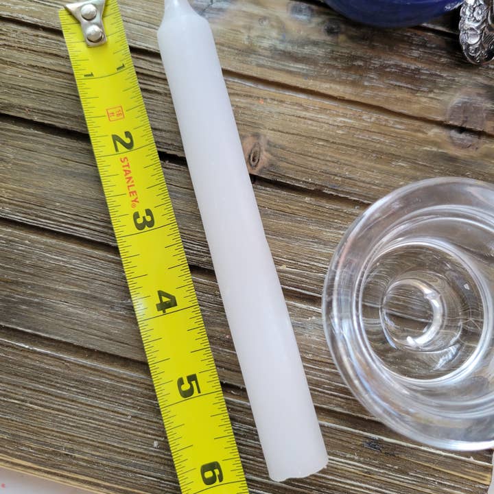 My Magic Place Shop - Wholesale Pillar Candle - 6-Inch Spell Candle White Candles Pack of 62