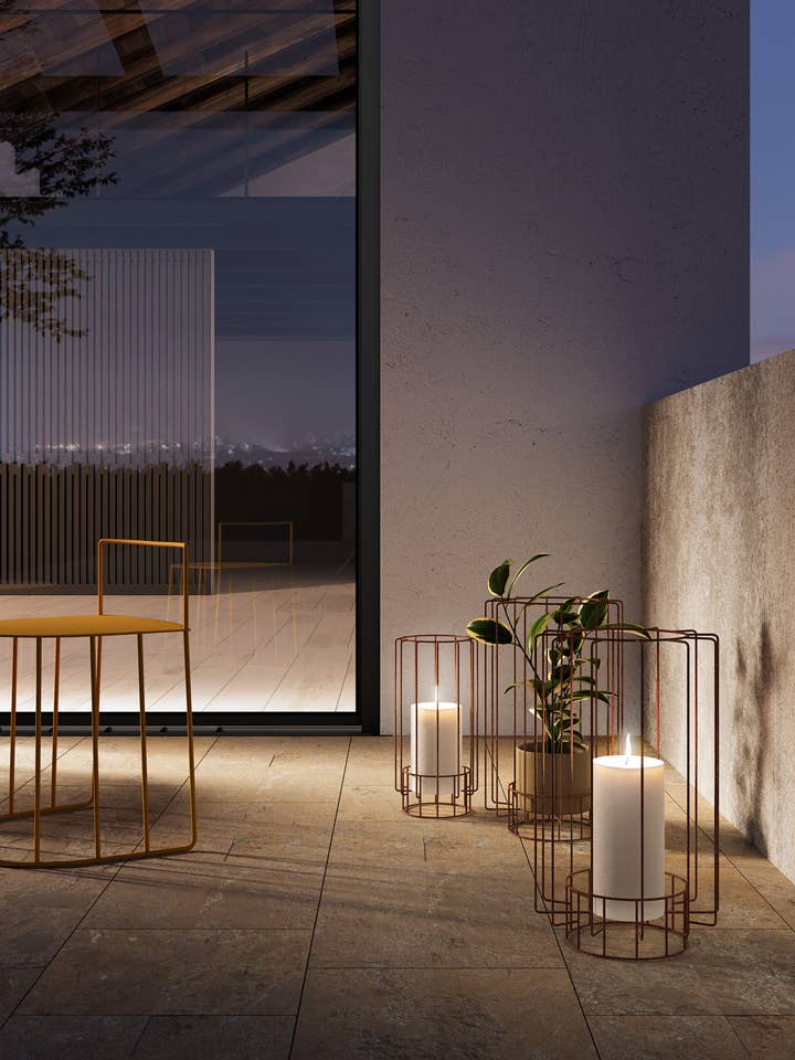 LANTERNA cilindrische lantaarn van ijzerdraad voor wholesale door Pipedesign