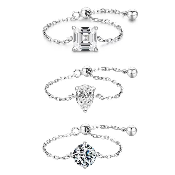 Adjustable Chain Ring for wholesale by Glazd Jewels