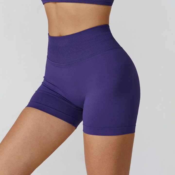 Crave by FW - Wholesale Athletic Shorts - Women's - High Waist Workout Short Tummy Biker Shorts3