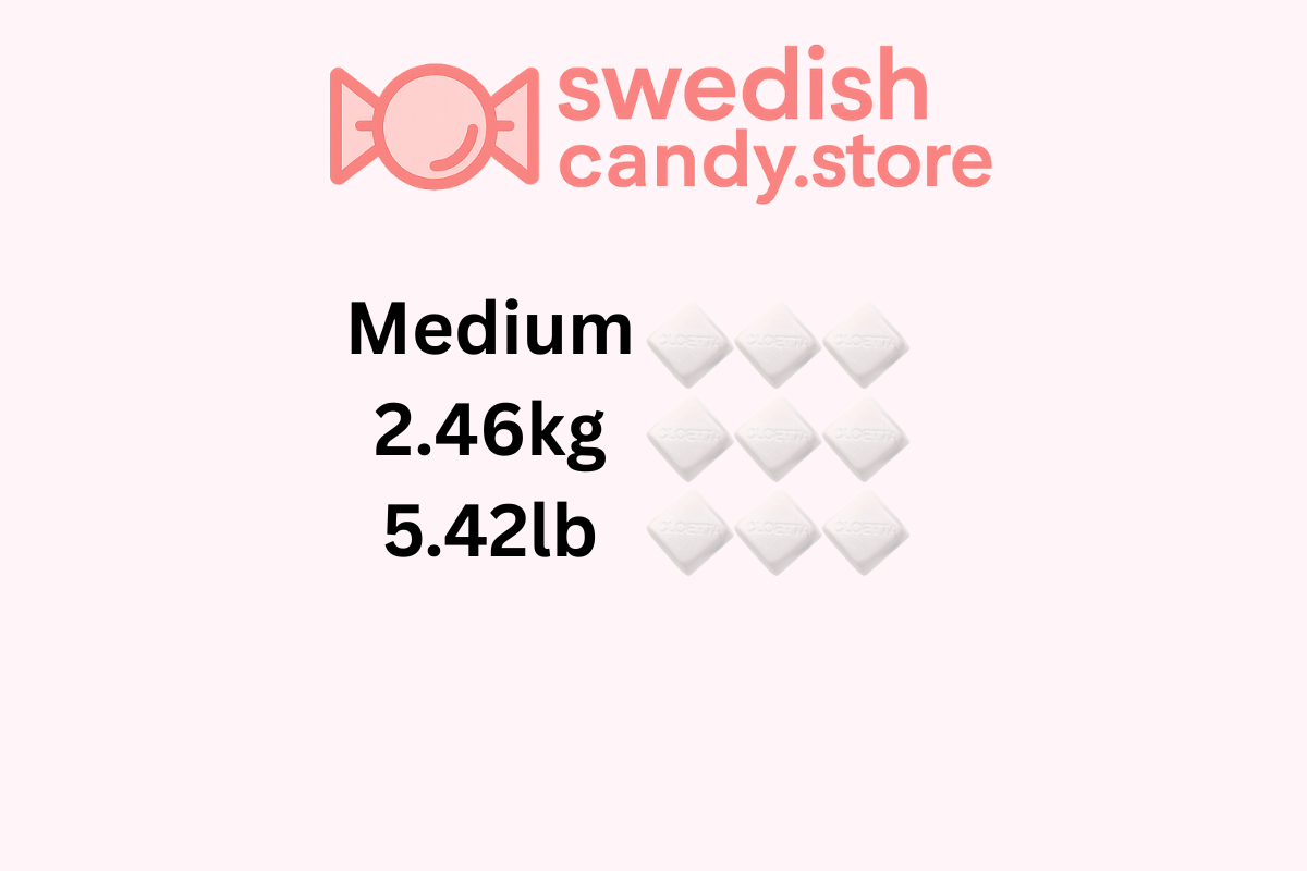 Swedish Candy.Store - Swedish Candy - Wholesale Gummy - Swedish Candy - Sugar Cubes 0.82kg/1.81lbs1