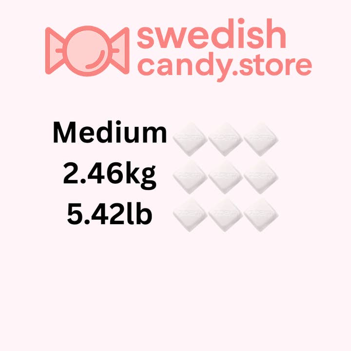 Swedish Candy.Store - Swedish Candy - Wholesale Gummy - Swedish Candy - Sugar Cubes 0.82kg/1.81lbs1