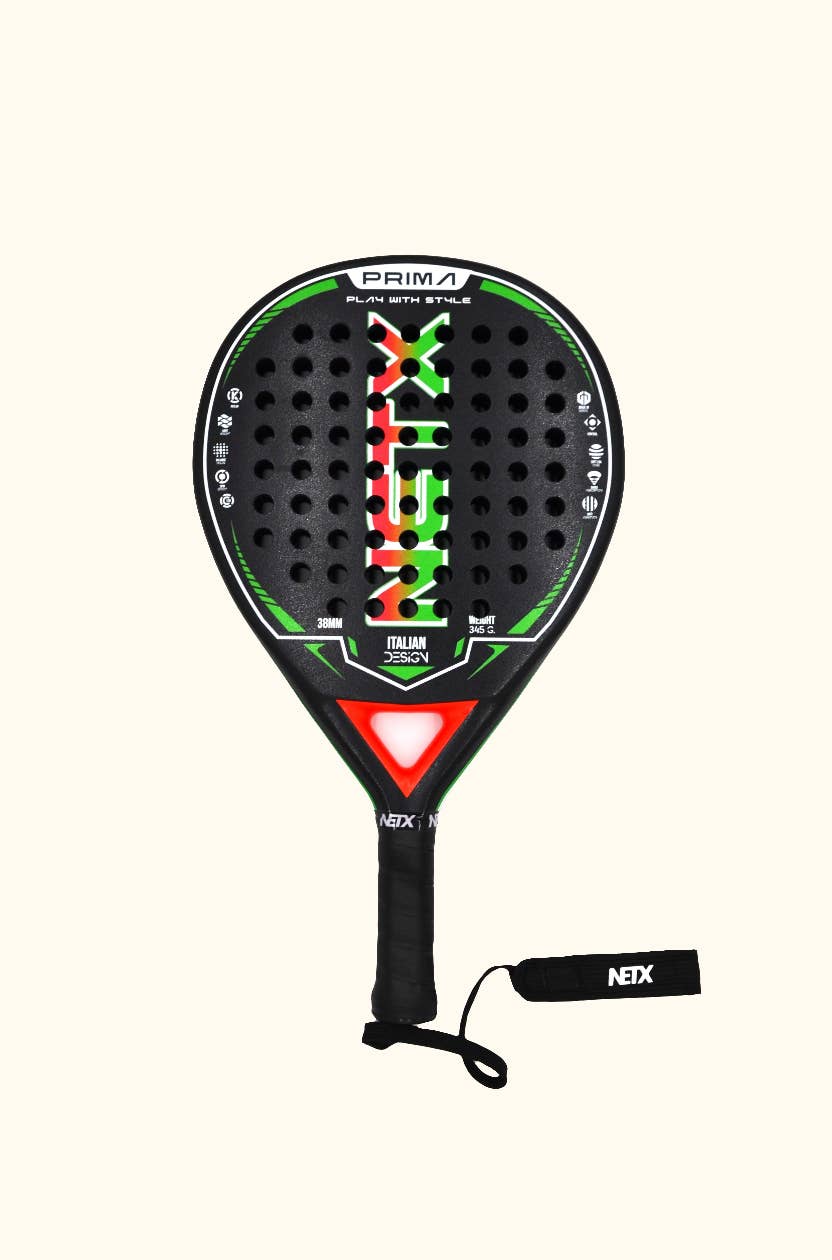 NETX SPORT & LIFESTYLE GEAR - Vente Accessoires de sport - PRIMA Raquette de Padel Originale