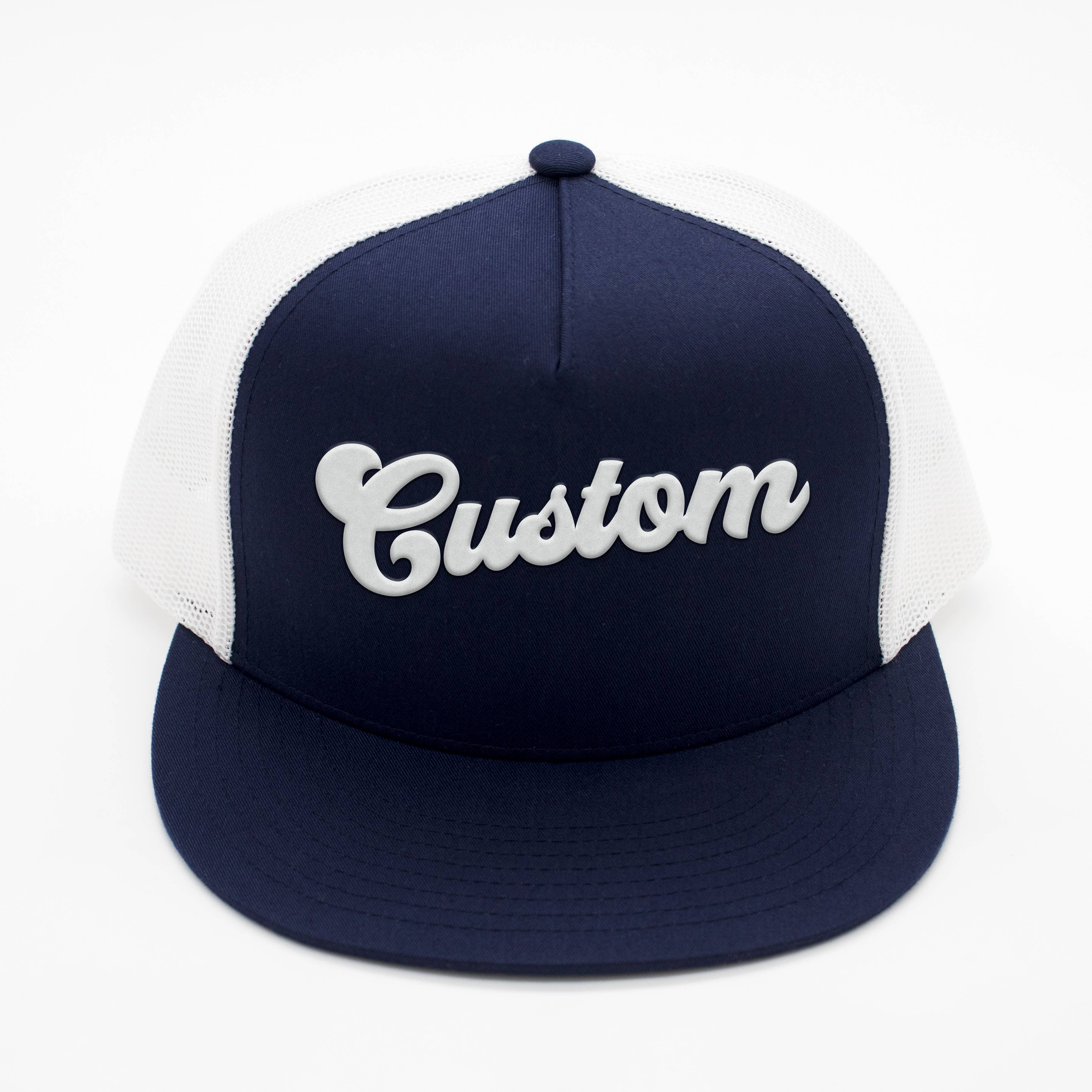 Nobullwoman Apparel - Wholesale Trucker Hat - Unisex - CUSTOM TEXT Raised Print Snapback Trucker Hats17