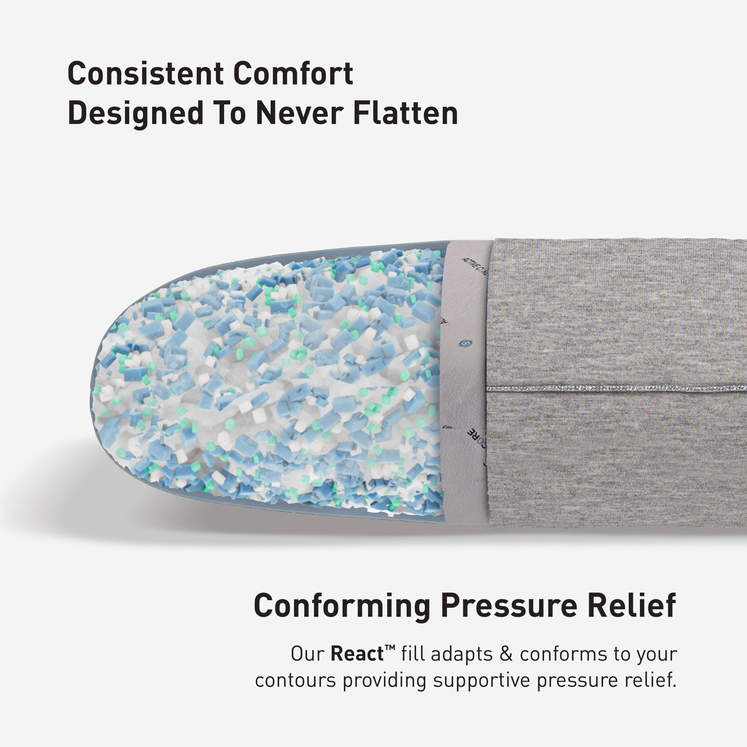 Bedgear - Vente Oreillers - Oreiller Performance® Flow Cuddle Curve4