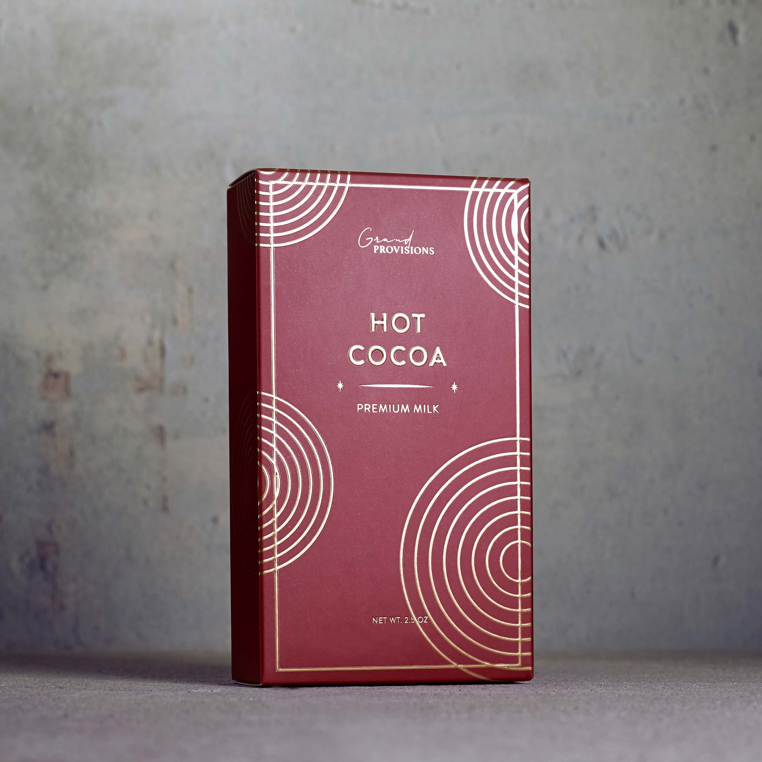 Grand Provisions - Wholesale Hot Cocoa Mix/Kit - Holiday Hot Chocolate - Creamy Milk (2.5 oz)