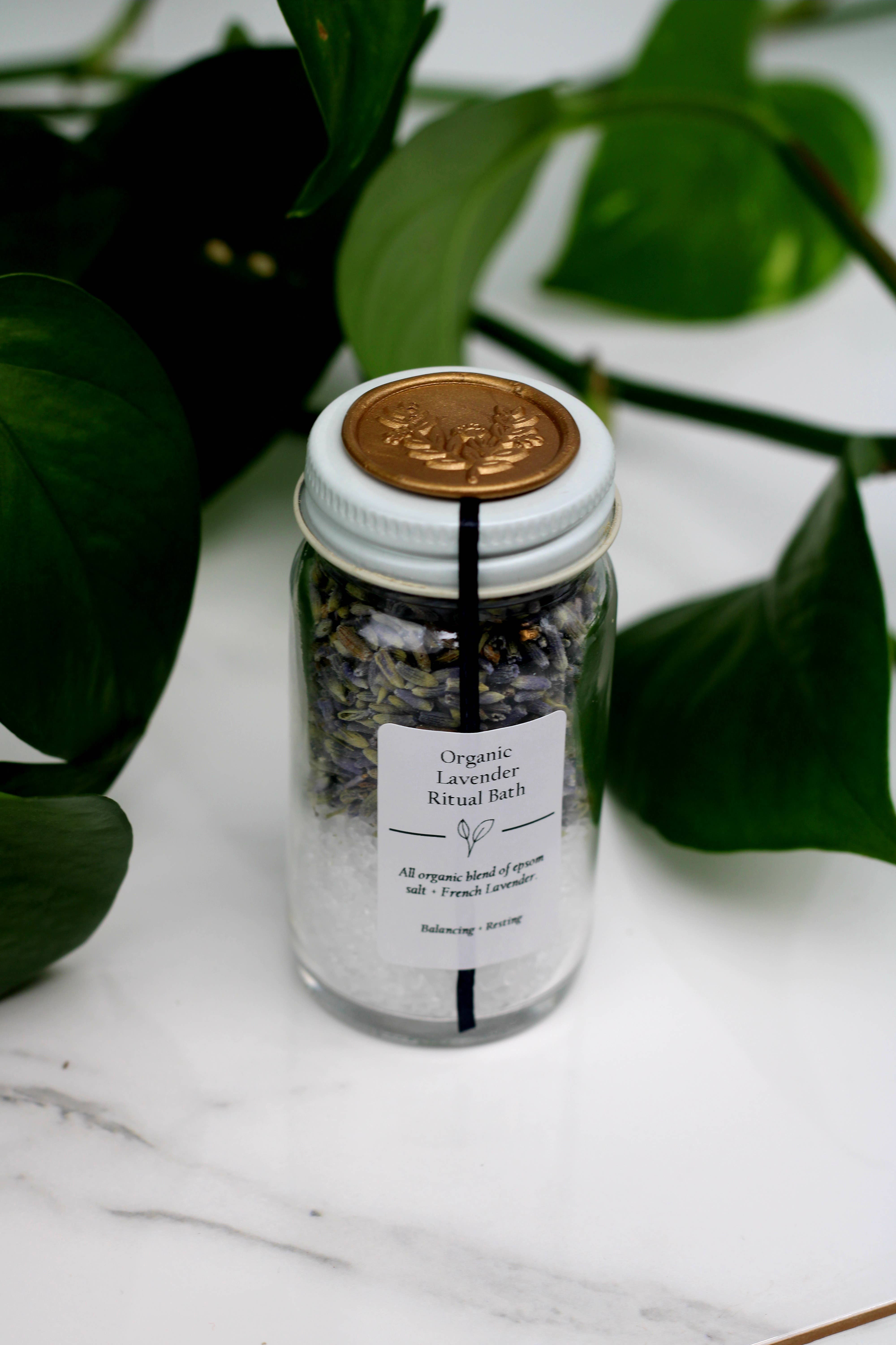 Three Witches Tea Shop - Wholesale Bath Salts - Organic French Lavender Ritual Bath Salt3