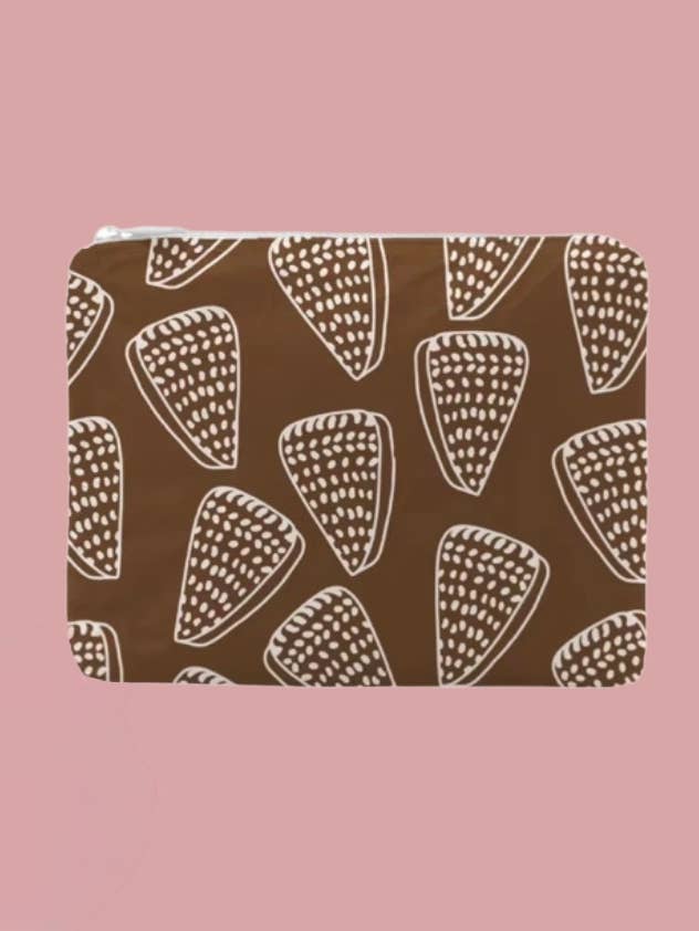 Shell Lovers Pouch for wholesale by The Coconut Collective