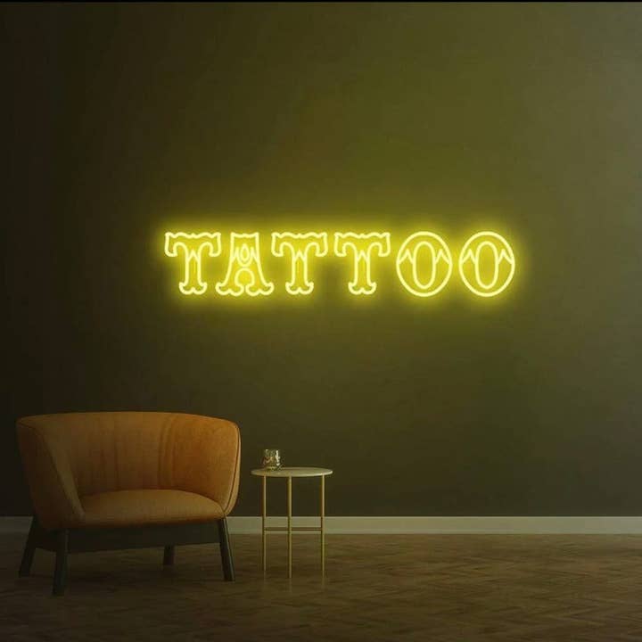 TATTOO NEON SIGN for wholesale by BeNeonUnicorn