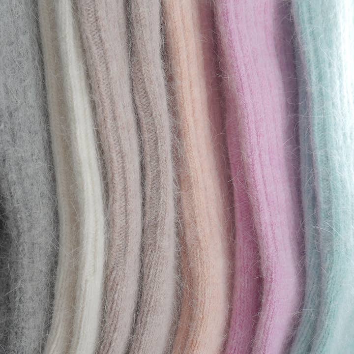 ELMNTL - Wholesale Socks - Women's - Super Soft Wool Socks - Mint3