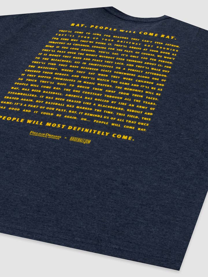 Baseballism - Wholesale Screen Printed T-Shirt - Men's - Field of Dreams - People Will Come4