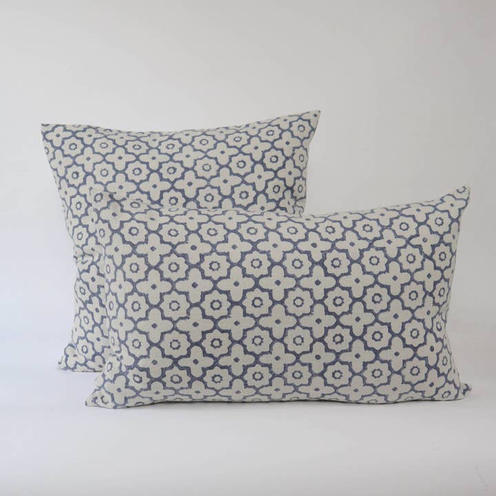 REMOVED BRAND - Vendita all'ingrosso Cuscini decorativi - Cuscini in lino blu stonewashed design «Morocco»2