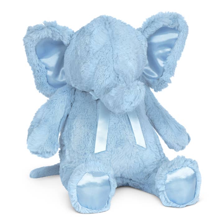 Blue Furry Elephant Plush for wholesale by Iscream
