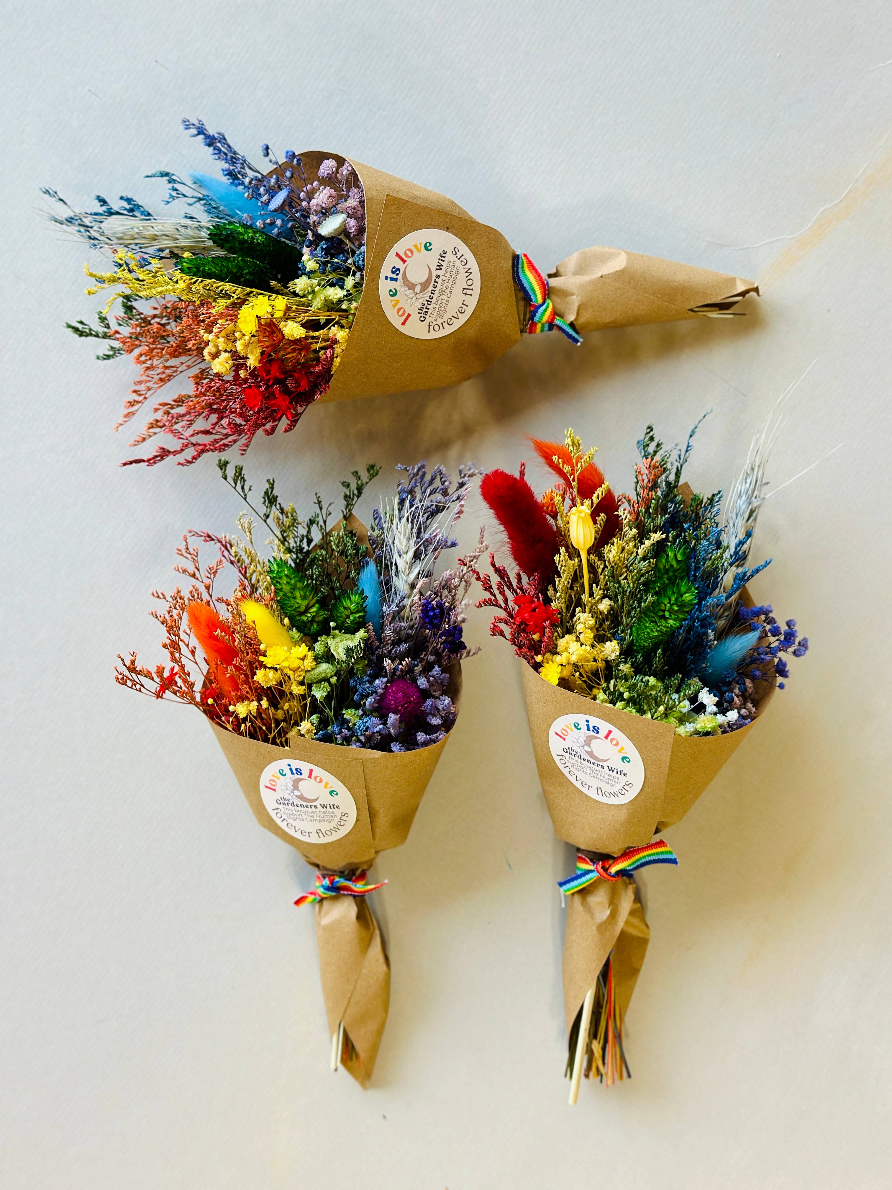 The Gardeners Wife - Wholesale Dried/Pressed Flowers - PRIDE Bouquets4
