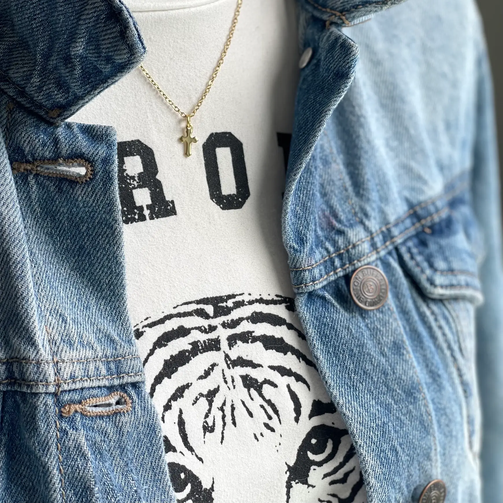 L Rae Charm - Wholesale Pendant/Charm Necklace - Faith Cross Necklace – Gold Stainless Steel Jewelry2