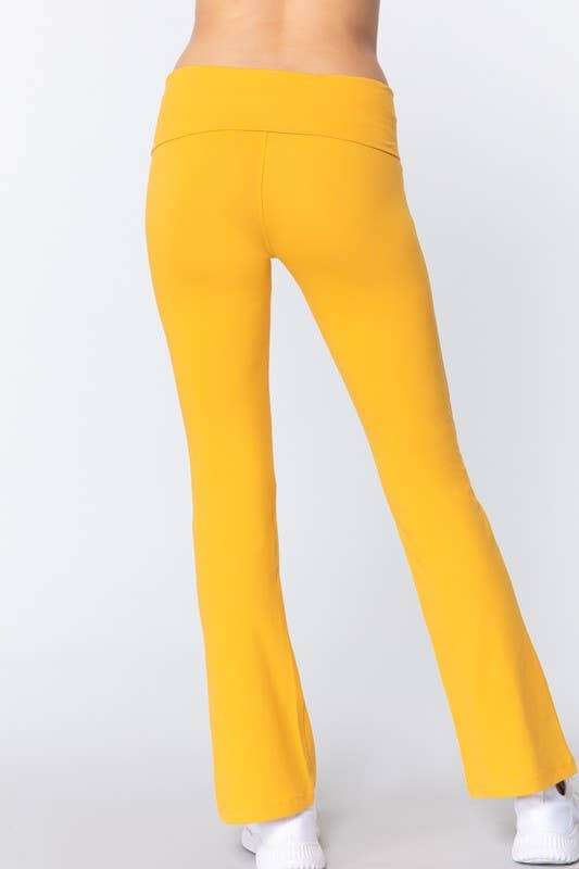 Active Basic | Active USA - Wholesale Sportbroek - Dames - Yoga legging met tailleband en wijde pijpen21