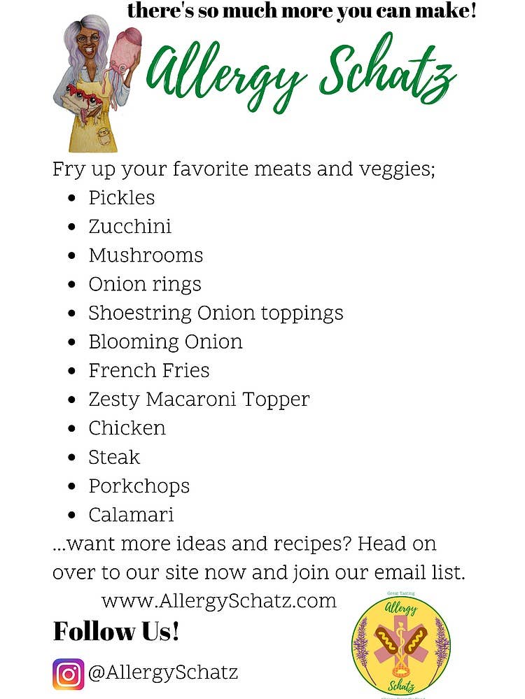 Allergy Schatz - Wholesale Bread Mix - Fugitive Fry Mix Gluten-Free Vegan Fry Flour Batter2