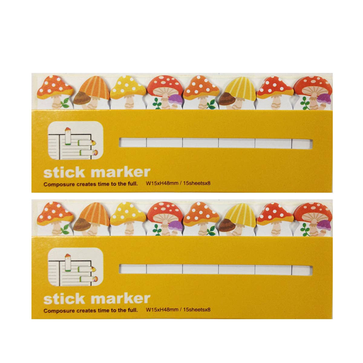 Wrapables.com - Wholesale Bookmark - Wrapables Bookmark Flag Tab Sticky Markers (Set of 2)5