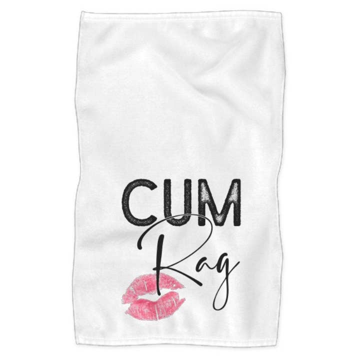 Cum Rag - After Sex Towel for wholesale by Regina Lynn Design Home Edition