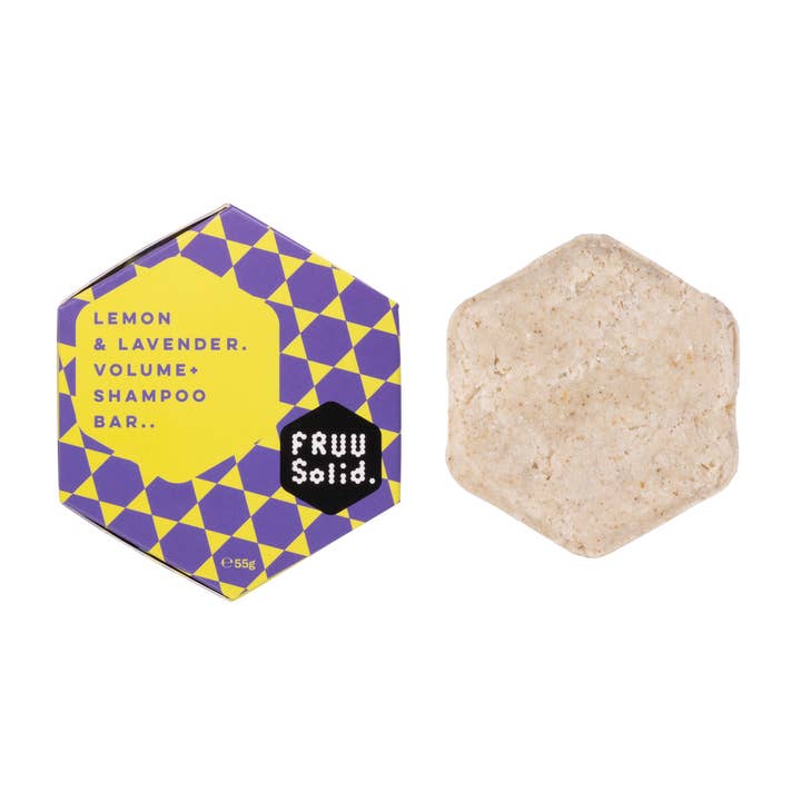 FRUU Cosmetics – wholesale Shampoo puck/solid shampoo – FRUU Lemon & Lavender. Volume+ Shampoo Bar..1