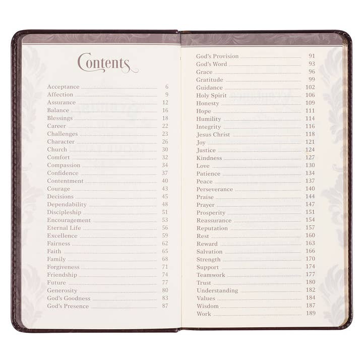 Christian Art Gifts - Wholesale Book - Adult - Gift Book Promises to Strengthen Your Faith KJV Faux Leather