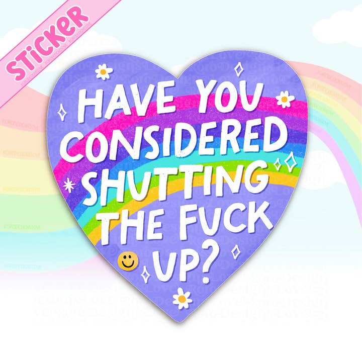 Hai mai pensato di chiudere il becco adesivo sarcastico per laptop? per la vendita all'ingrosso da parte di RoroDesignsLove