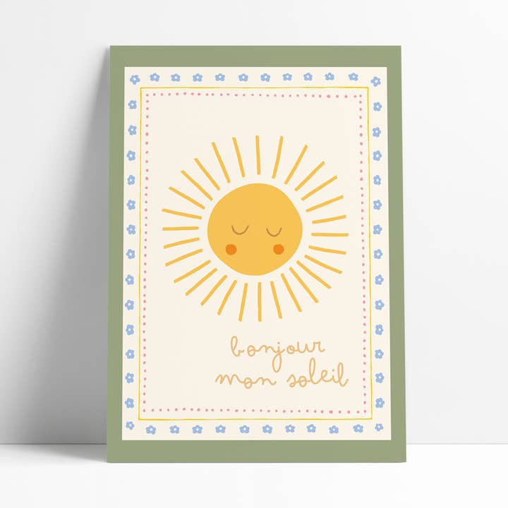 POSTER 18X25 CM - Hello my sunshine for wholesale by David & David Studio