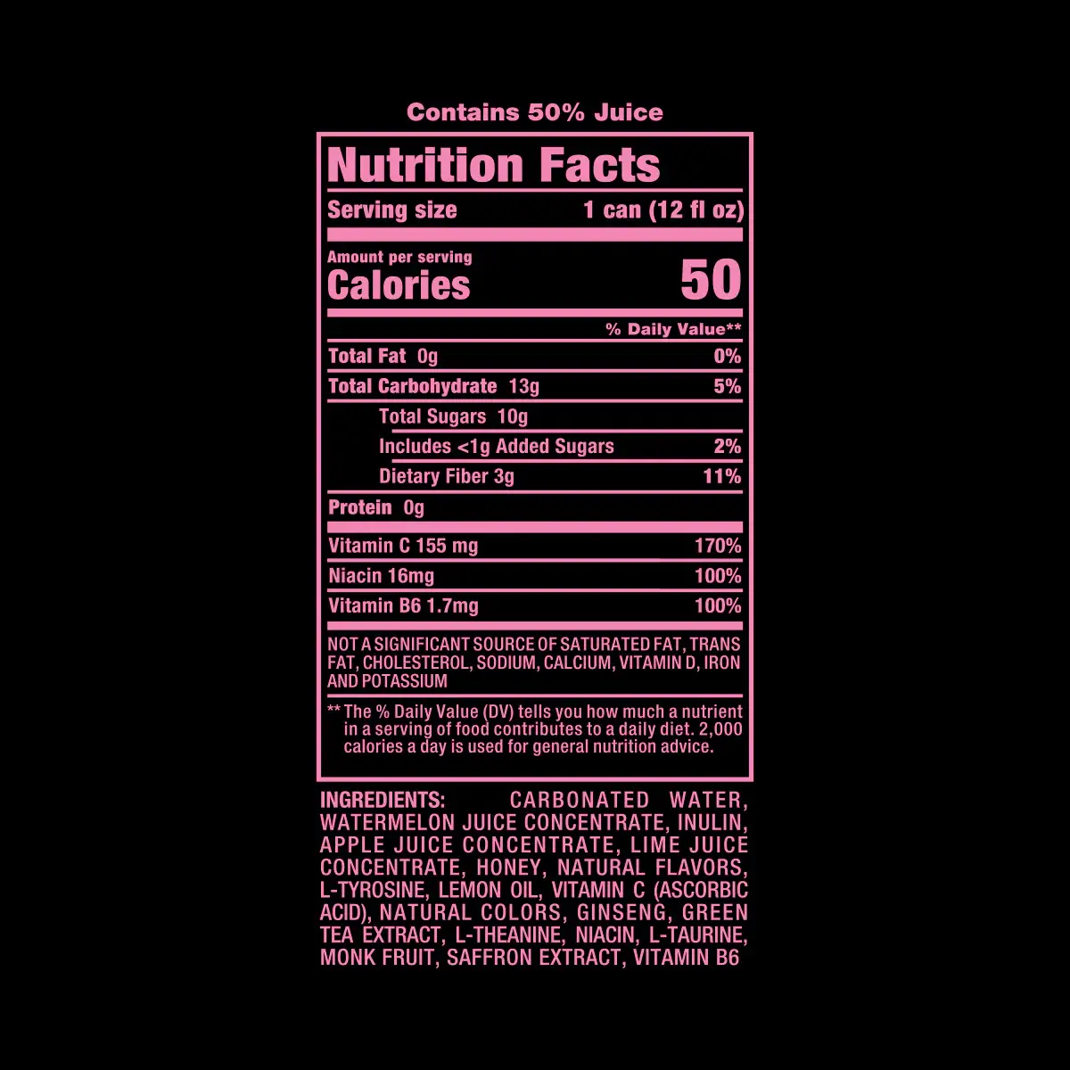 Happy Thoughts - Wholesale Wellness Juice/Tonic - Happy Thoughts - Watermelon Lime (12pk - 12 oz Cans)4