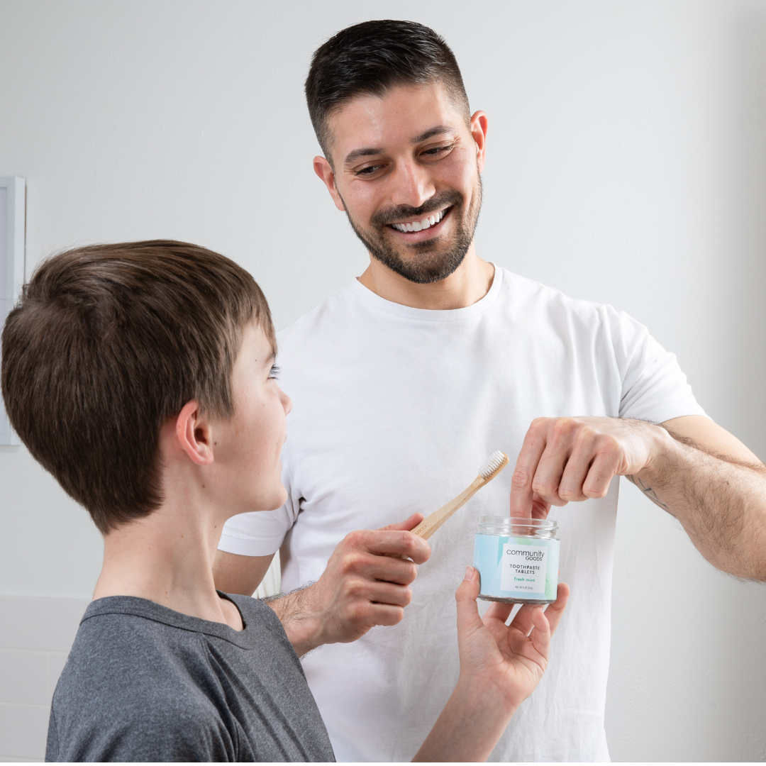 Community Goods - Wholesale Toothpaste - Glass Jar - Whitening Mint Toothpaste Tablet: Vegan, Natural6