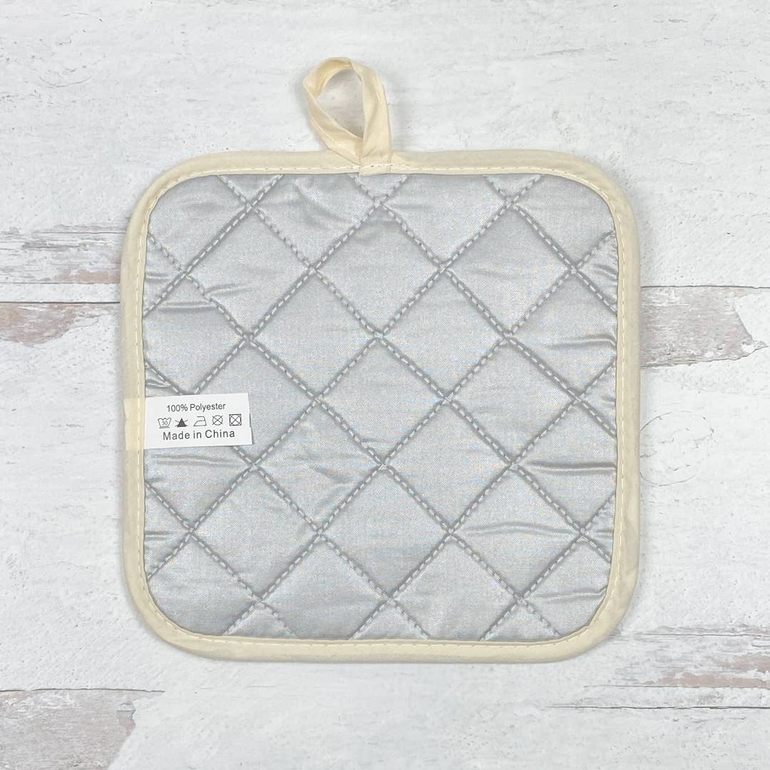 Counter Couture - Wholesale Oven Mitt/Pot Holder - Dog Pot Holder | Quilted Poly-Linen | Hanging Loop1