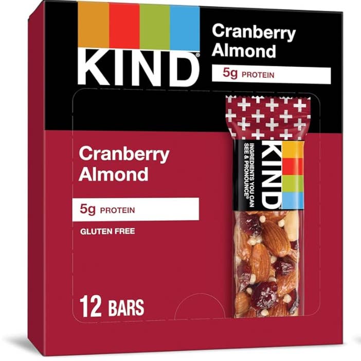 Kind Protain Bar Cranberry Almond 1.4 oz 12 count for wholesale by Snacky Candy