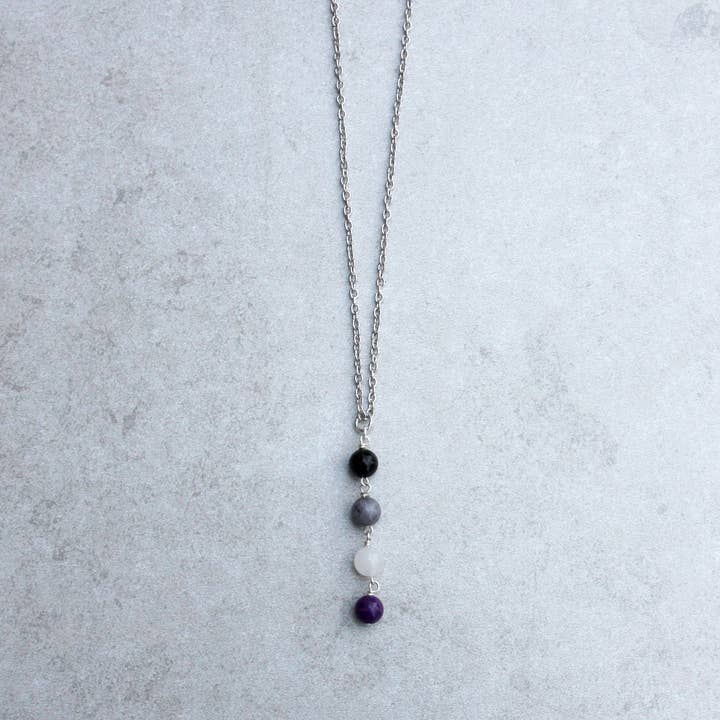 daniAWESOME - Wholesale Pendant/Charm Necklace - Asexual Pride Necklace - Pendant or Choker