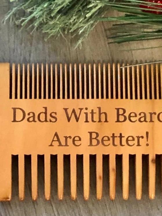 Peine para barba personalizado para venta al por mayor de A Cut Above Custom Designs