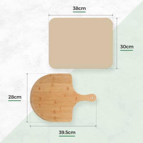 Silk Route Spice Company – wholesale Pizza board – Pizza Stone & Paddle Set